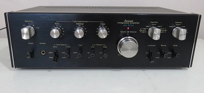 SANSUI AU-6900 INTEGRATED AMPLIFIER WORKS PERFECT SERVICED FULLY RECAPPED  			
