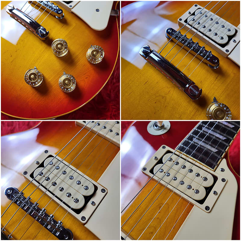 Aria Pro Ⅱ LS-400 MADE IN JAPAN Aria Pro II LS400 Cherry Sunburst Matsumoku Japan 1980 LP