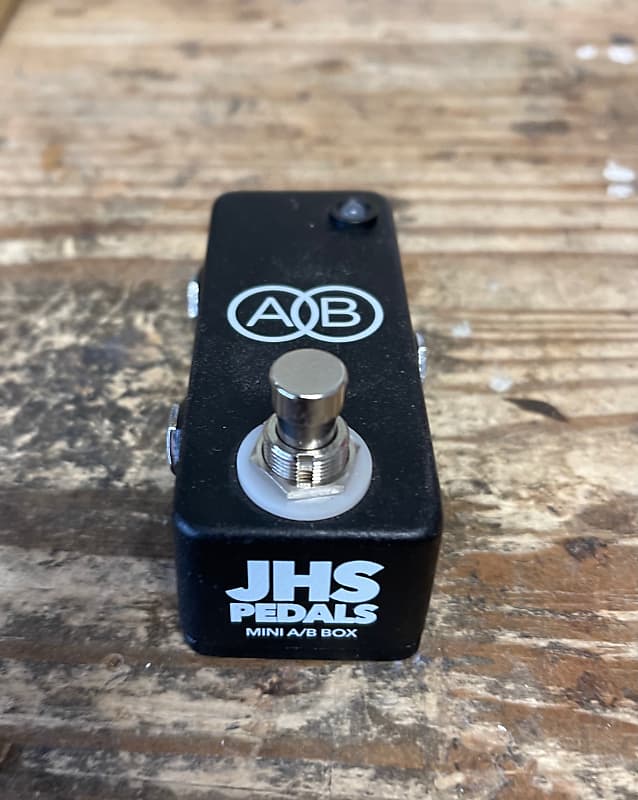 JHS Mini A/B Box 2channel Line Switcher Pedal 2022 Black Reverb