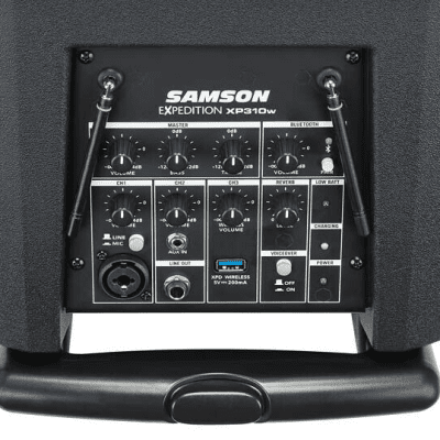 Samson Expedition PA Speaker System w/ Mic & Bluetooth - XP310w - D Band - Pair image 4