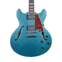 D'Angelico Premier Double Cutaway w/Stop-Bar Tailpiece - Ocean Turquoise