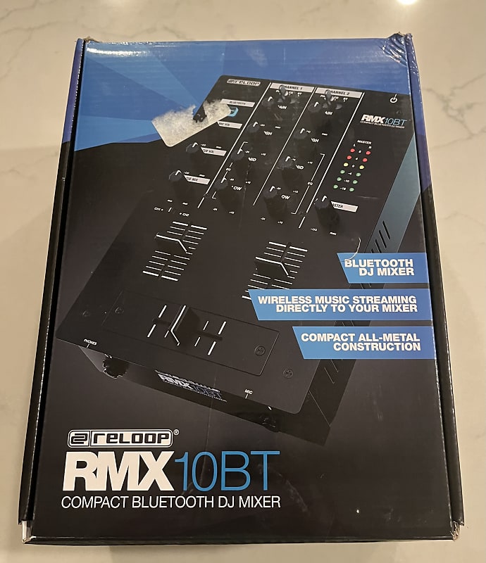 Reloop RMX10BT Bluetooth Mixer DJ Mixing Board Reverb