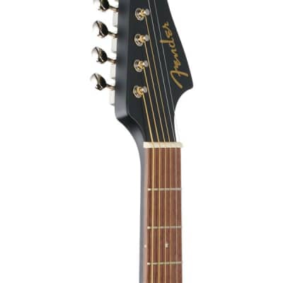 Fender Joe Strummer Campfire Malibu Acoustic Electric Matte Black with Bag image 4