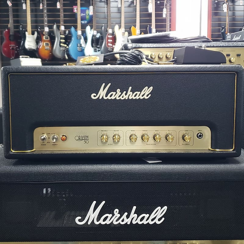 Marshall Origin ORIGIN50H 50-Watt All Tube Guitar Amp Head image 1