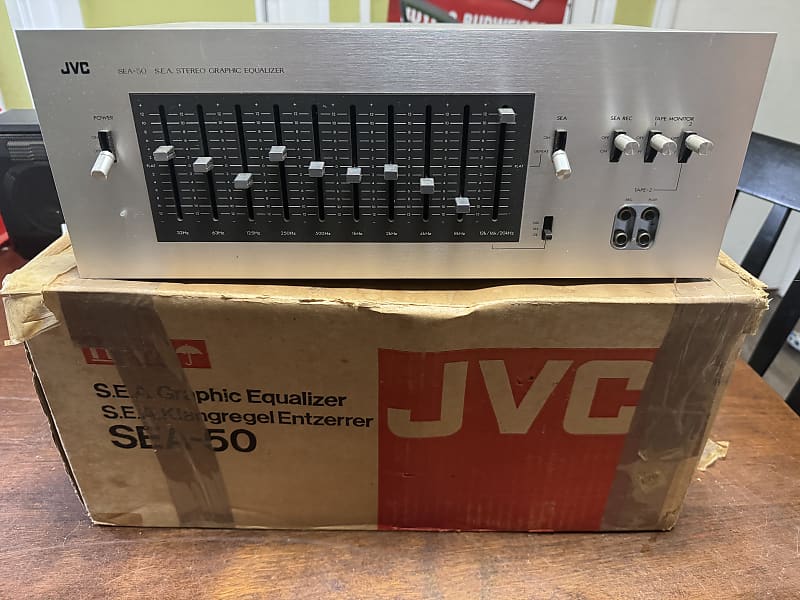 Jvc Sea-50  graphic equalizer in box 1980-82  			