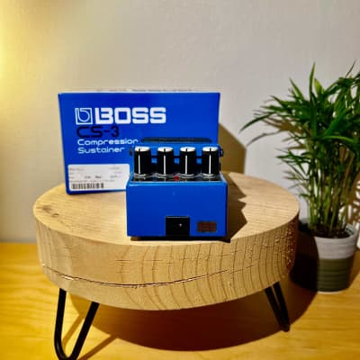 Boss CS-3 Compression Sustainer (Silver Label) 1997 - Present Blue image 3