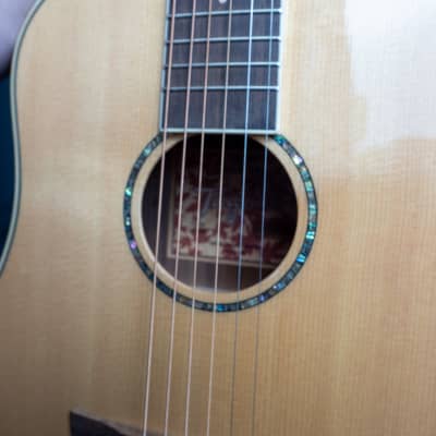 Tagima Fernie Baby Canada series natural 3/4 scale travel or student guitar, very nice quality. image 17