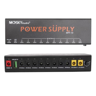 Mosky Audio MPT Series MPT-10 Power Supply 9-18V Options Nice Price  Fast Ship image 1