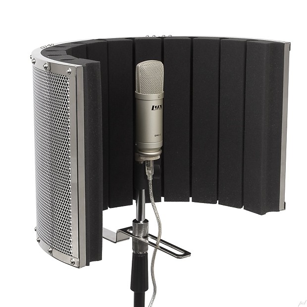 LyxPro  VRI-20 Portable Acoustic Isolation Microphone Shield (stand mount) 2017 standard size image 1