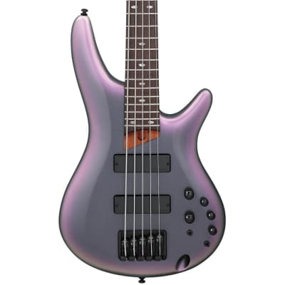 Ibanez SR505E-BAB SR Series 5-String Electric Bass, Black Aurora Burst Gloss image 4