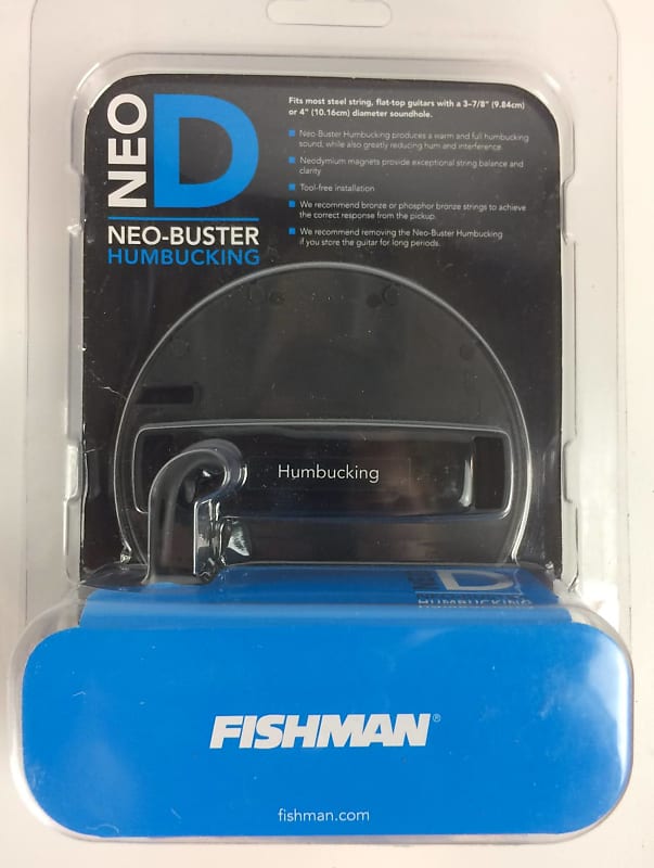 Fishman PRO NEO-FB2 Neo-Buster Humbucking Soundhole Pickup | Reverb