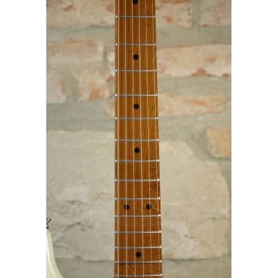 JET GUITARS JS400 OW - Stratocaster HSS Roasted Maple Neck - Olympic White image 9