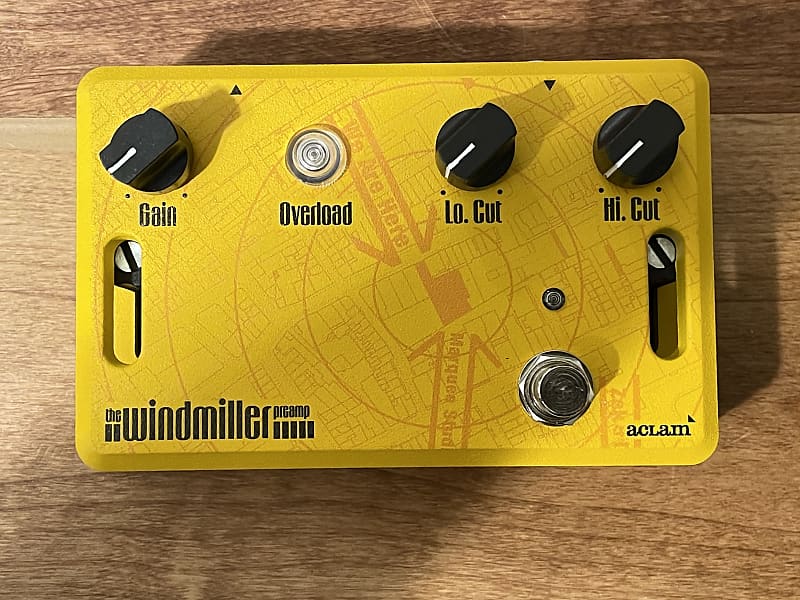Aclam Guitars Windmiller Pre-amp 2021 Yellow image 1