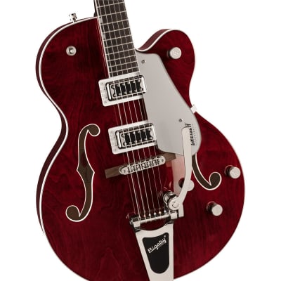 Gretsch G5420T Electromatic Classic Hollow Body Single-Cut Bigsby Electric Guitar, Walnut Stain image 12