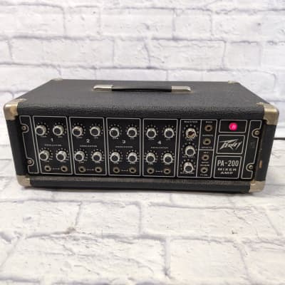 Peavey PA-200 Mixer Amp 4 Channel Powered Mixer PA Head image 1