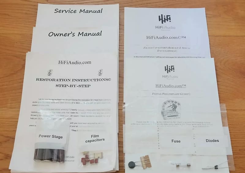 EICO ST-96 restoration kit filter capacitor repair rebuild fix  			