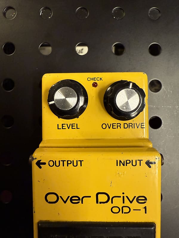 BOSS OD-1 Over Drive NEC μPC4741C Overdrive Boss Effects