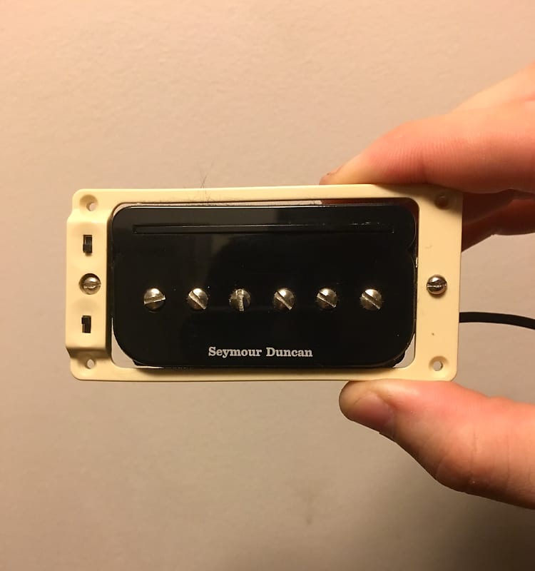 Seymour Duncan P Rail Humbucker in Triple Shot mounting ring | Reverb