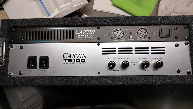 Carvin TS100 Tube Power Amp - 100w Mono or 50/50w Stereo