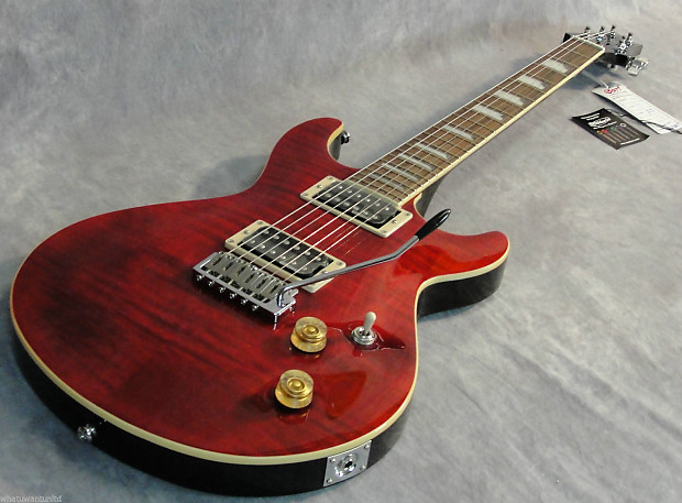 Cort M600T M Series Black Cherry Flame Maple Top Electric