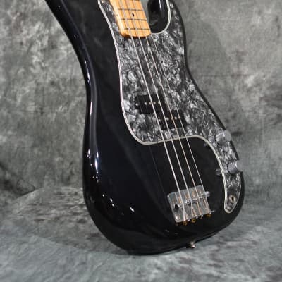 Squier II Precision Bass Vintage 1989 Black w pearloid pickguard & Deluxe gigbag We Ship FAST image 7