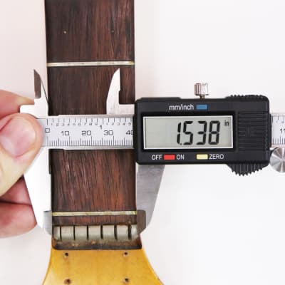 1966 Mosrite The Ventures Model Mark V Vintage Electric Guitar Neck – Rare Original ’66 MK V German Carve Ventures II Part Made in Bakersfield CA (B802) image 18