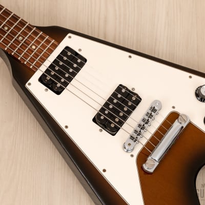 1992 Gibson Flying V '67 Vintage Reissue Sunburst 100% | Reverb