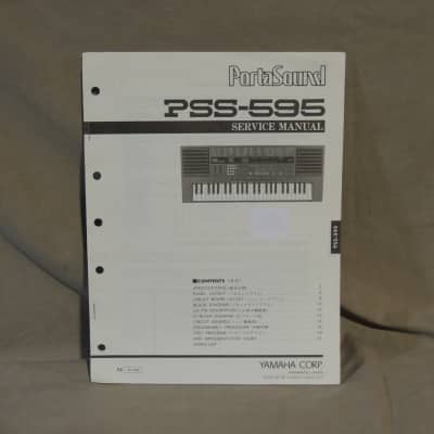 Yamaha PortaSound PSS-595 Service Manual [Three Wave Music]