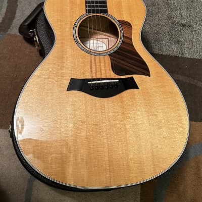 2018 Taylor 612 612e 14-fret Grand Concert Natural Brown Sugar Stained Flamed ES2 OHSC image 14