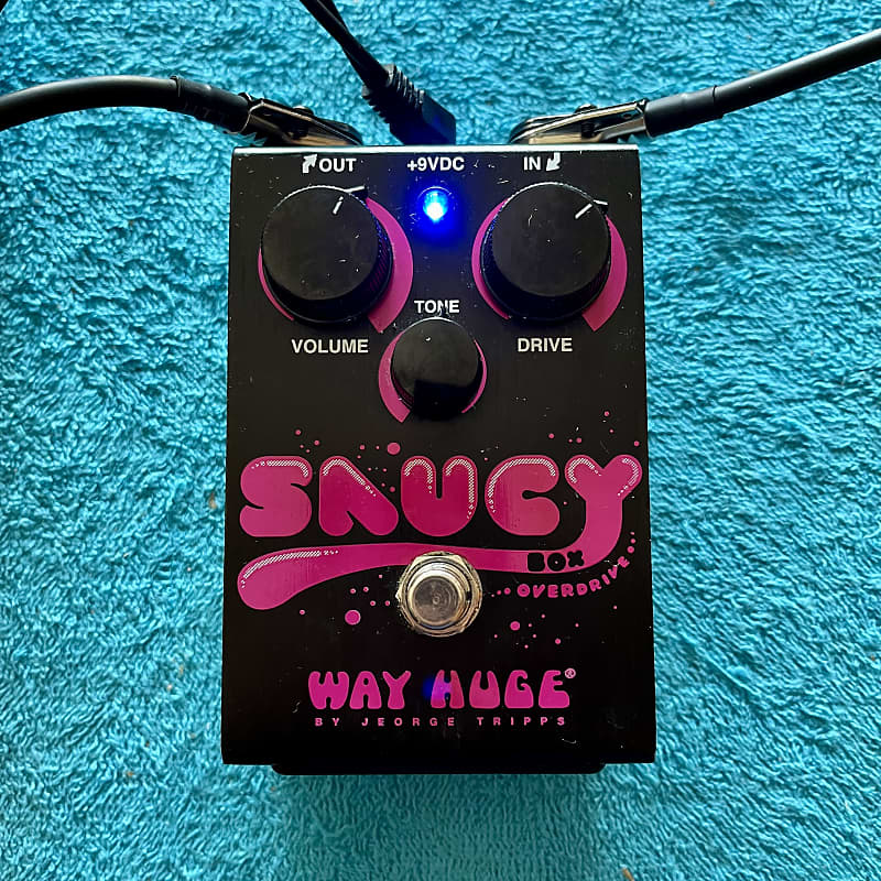 Way Huge WHE205 Saucy Box Overdrive 2015 - 2019 - Black / Pink | Reverb