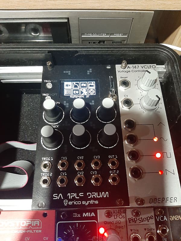 Erica Synths Sample Drum 2014 - Present - Black