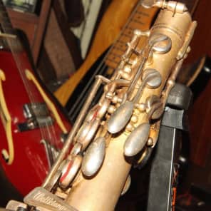 VINTAGE Alto saxophone Weltklang, for restoration 1975 image 9