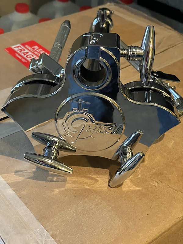 Gretsch Double Tom Holder for your bass drum Reverb