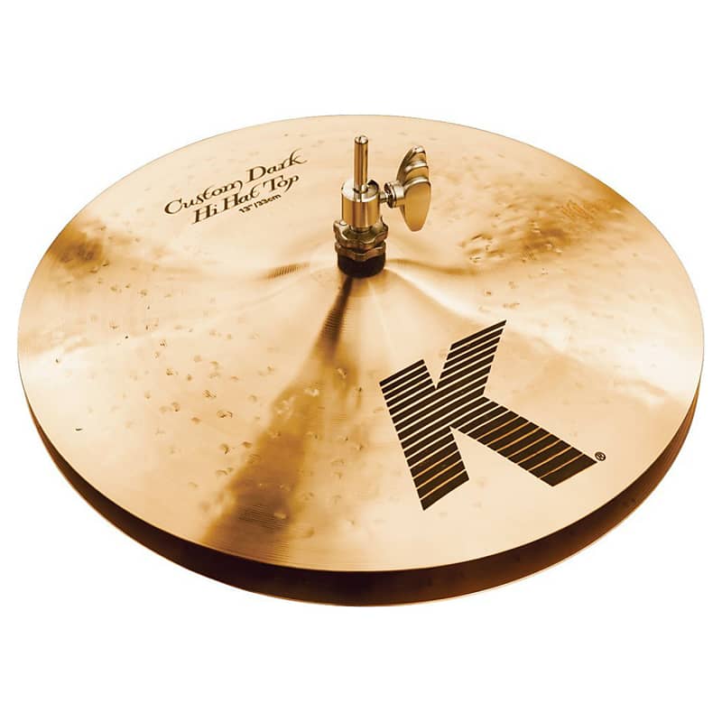 Zildjian 13" K Custom Dark Hi-Hat Cymbals (Pair) image 1