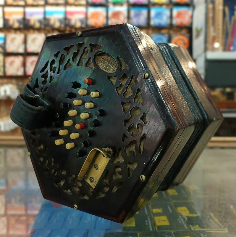 Lachenal English Concertina Tutor Model Early 1900s Reverb