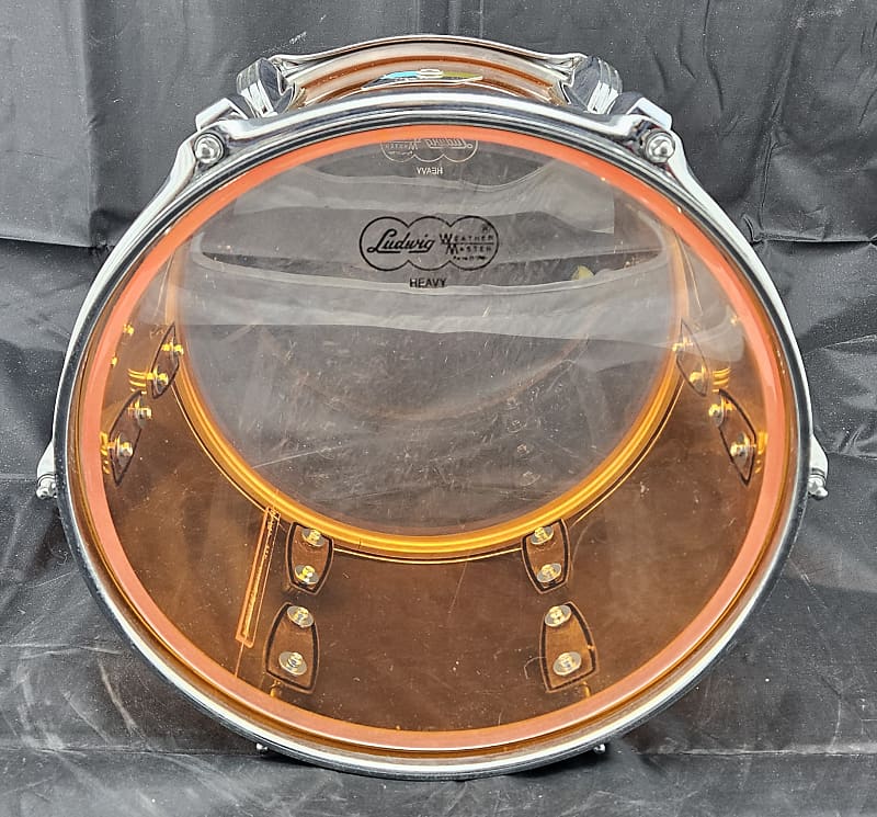 トップ Ludwig 80年代B/Oバッジ クリアー 4点セット vistalite 打楽器 