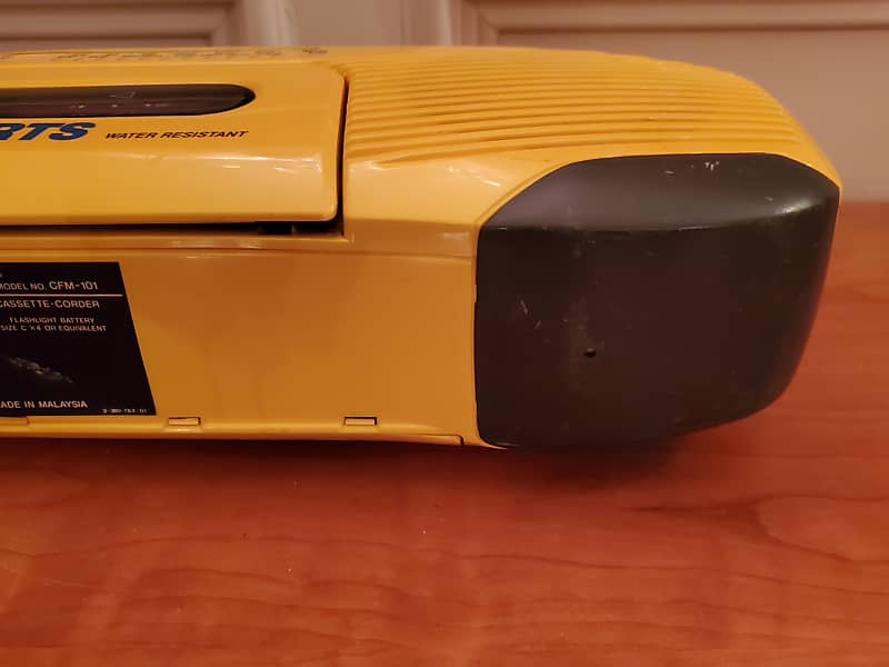 Sony CFM-101 1990s - Yellow and gray | Reverb Sony CFM-101 1990s - Yellow and gray | Reverb