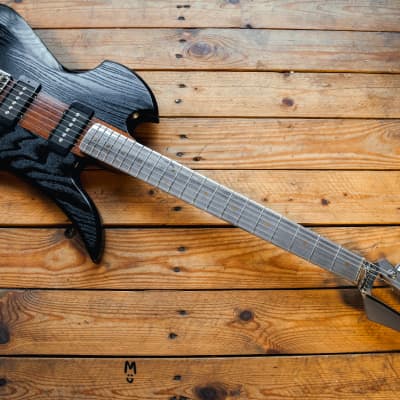 Baguley Guitars Mad Phoenix - Aluminum Axe 2021 Black image 2
