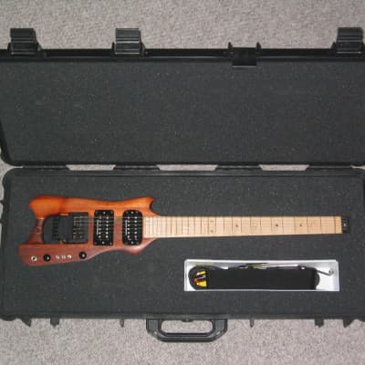 Harrower The Studio JB & Jazz pickups 1999 Natural Wood, Old Growth Honduras Mahoghany, Hard Rock Ma image 1