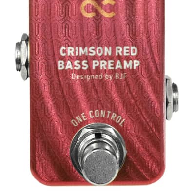 ONE CONTROL Crimson Red - Bass Preamp for sale