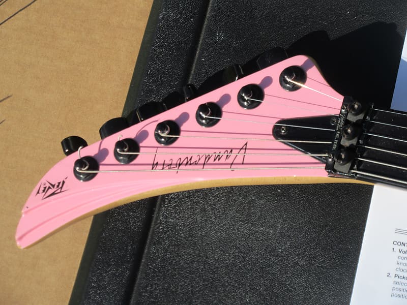 Vintage Peavey Vandenberg Signature Rock It Pink with Peavey Case | Reverb