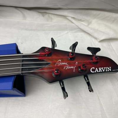Carvin USA Bunny Brunel Signature Model Fretless 5-string Bass image 10