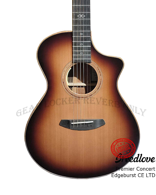 Breedlove Premier Concert Edgeburst CE LTD Red Cedar & Brazilian rosewood Limited Edition guitar image 1