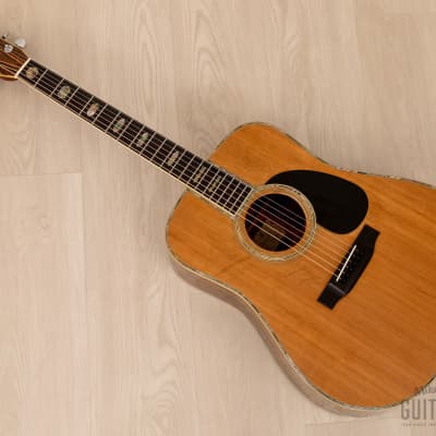 1978 K Yairi YW-1000 Vintage Dreadnought Acoustic Guitar w/ Case image 13