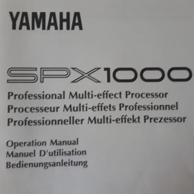 Yamaha SPX1000 - Gearspace Yamaha SPX1000 - Gearspace