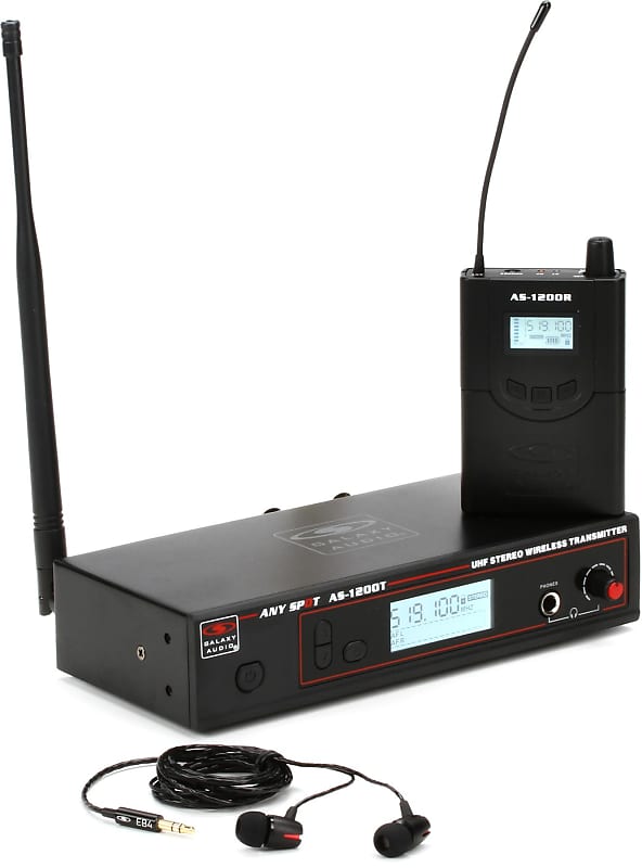 Galaxy Audio AS-1200N Wireless In-ear Personal Monitor System - N Band for Live Sound and Front of House image 1