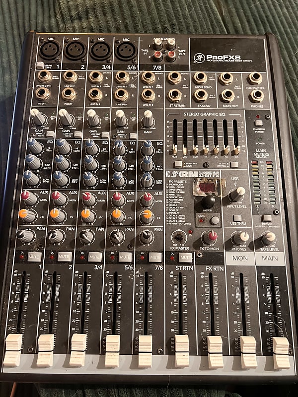 Mackie PROFX8 V2 8チャンネルミキサー Mackie ProFX8v2 8-channel Mixer with USB and Effects – Weakley's