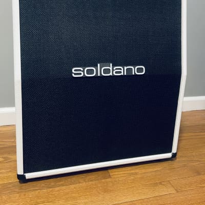 Soldano SLO 30 Custom Head and 2x12 Cabinet 2022 - White image 4