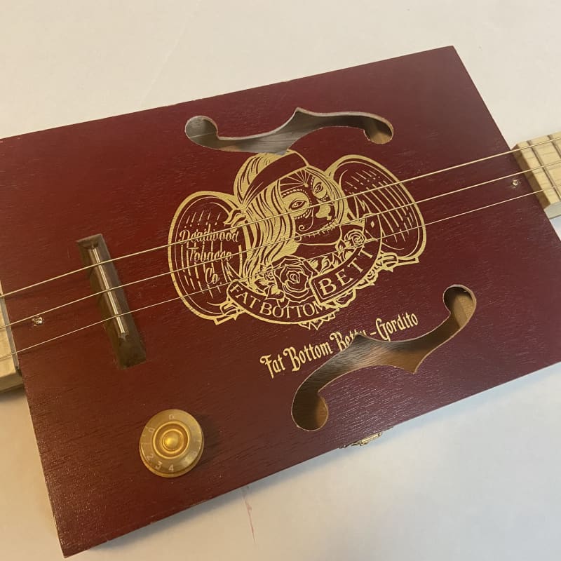 Cigar Box Guitar The Oviedo Oi Artwork Reverb