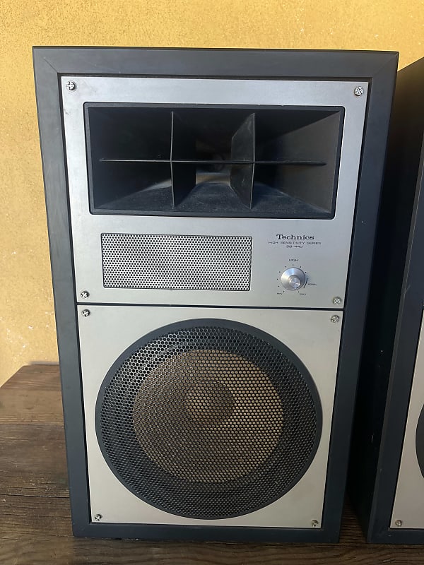 Vintage TECHNICS SB-440 Speakers High Sensitivity Series